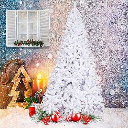 KARMAS PRODUCT 8 Ft High Christmas Tree 1500 Tips Decorate Pine Tree