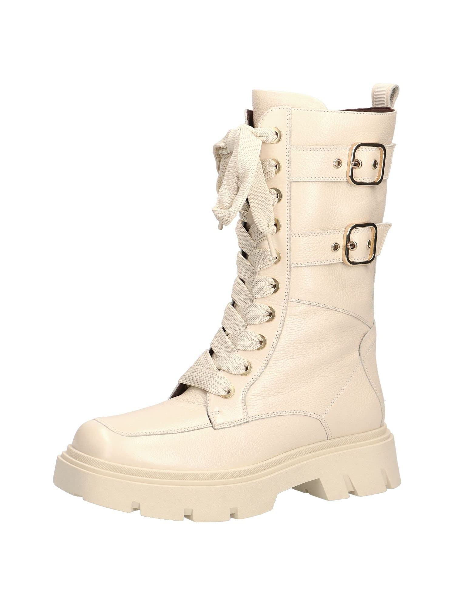 CAPRICE Women's Ankle Boots 9-9-25270-29 G Width, White (white patent), 8 UK
