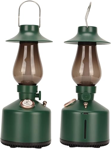 Miniatura 6 de Lámpara de mesa retro Bluetooth, altavoz regulable con luz de vela IPX4 impermeable, 8 horas de reproducción para decoración de dormitoriocamping,