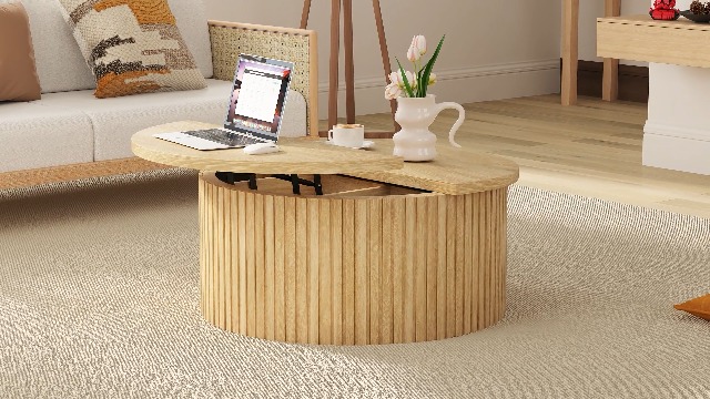 Living Room Center Table Farmhouse Lift Top Coffee Table With Storage ...