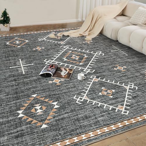 Tapete ILANGO 8'x10' para sala y dormitorio lavado fácil miniatura 6