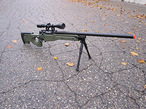 Wellfire Mk96 Bolt Action Awp Sniper Rifle W/ Scope And Bipod - Od(Airsoft Gun) #TOP1