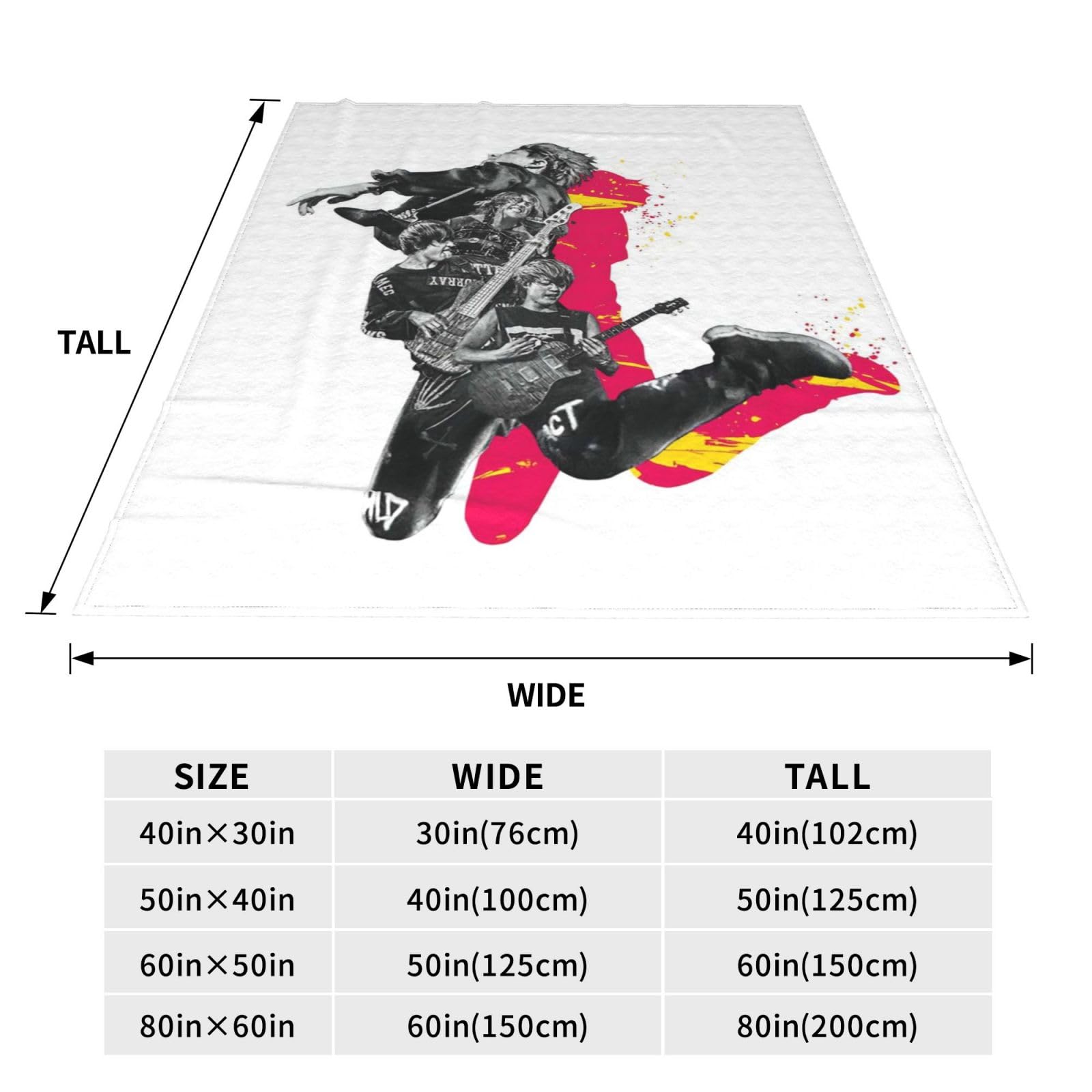 Amazon｜写真 ブランケット 昼寝ブランケット Ok Rock ワンオクロック