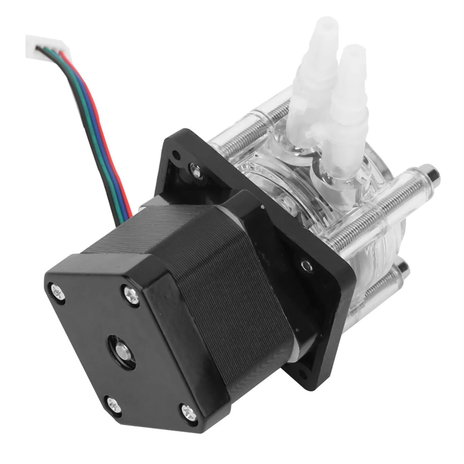 Bomba peristáltica de 6 a 30 V con motor paso a paso de gran caudal, tubo de bomba peristáltica de vacío for acuarios, laboratorios, análisis de agua