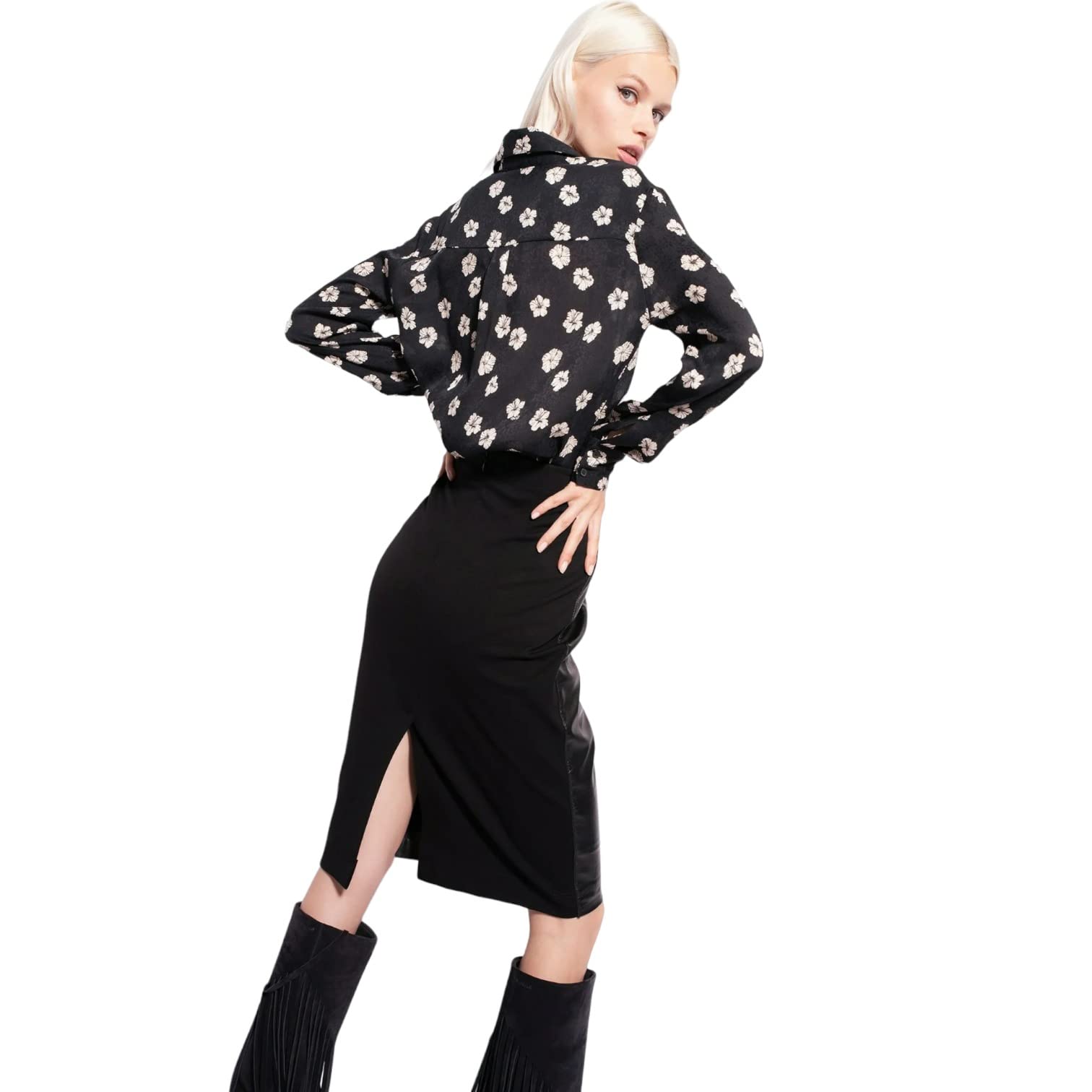 Pinko Smorzare Camicia Jaquard Stamp Donna