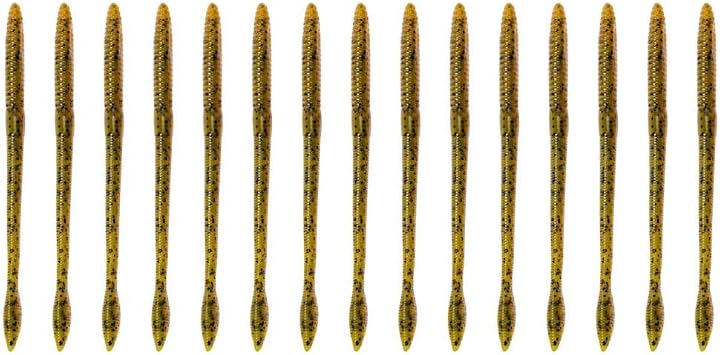 Strike King KVD Finesse Worm Bait Dirt, 6.5-Inch