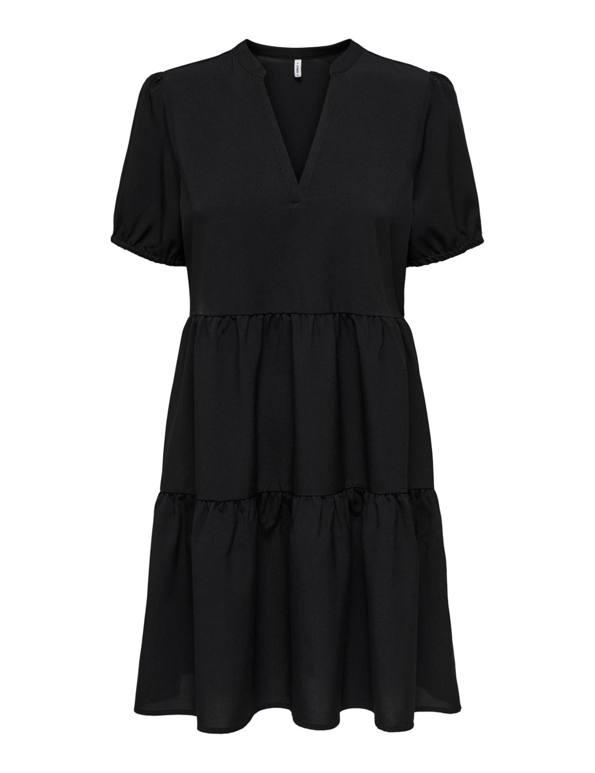 Onlnova Life Elite S/S Thea Dress Solid, Black, S
