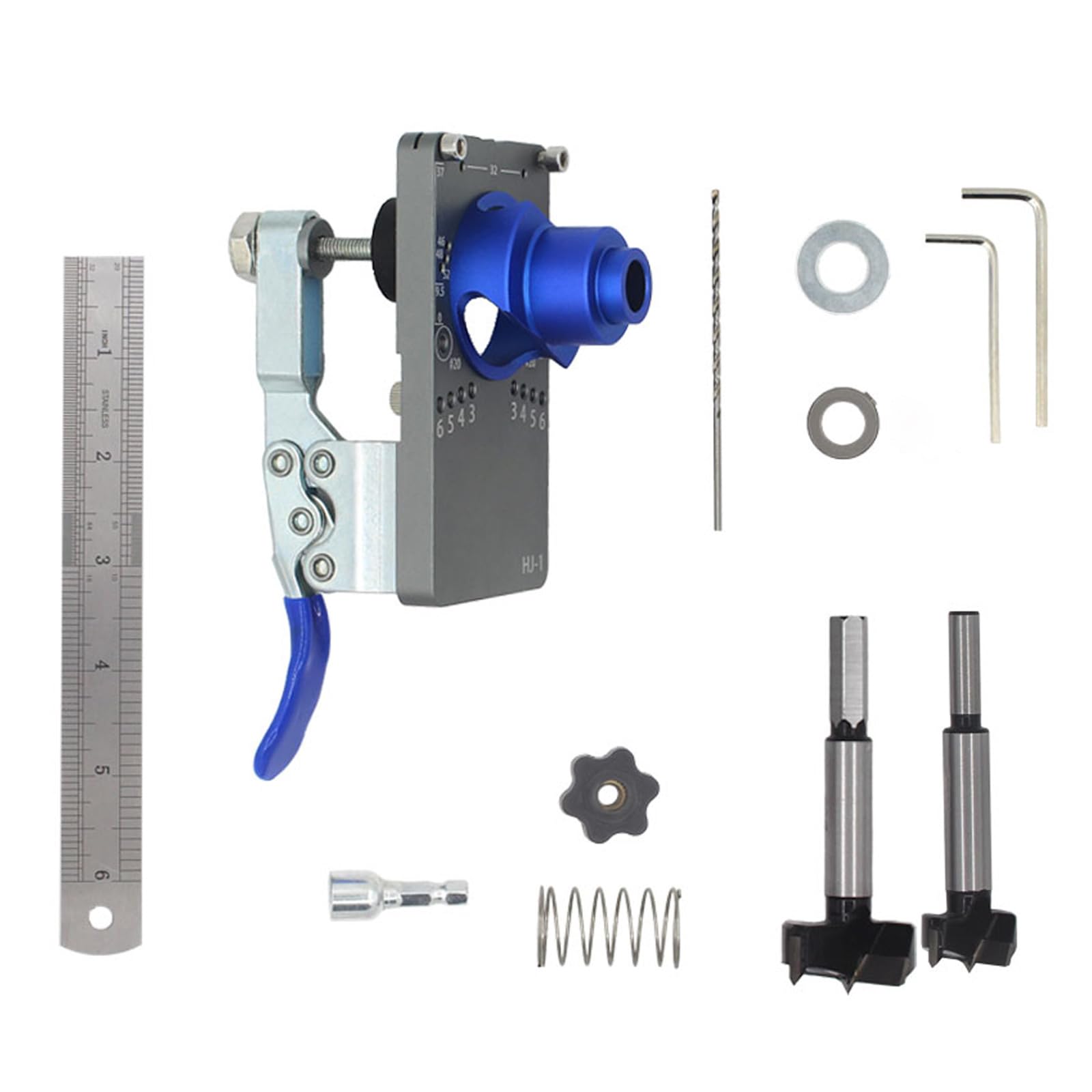 Msioytog Hinge 2035Mm Hinge Hole Opener Auxiliary Stopper 35Mm Woodworking Wardrobe Door Hinge Positioning Fixed Installation Artifact Easy Use Wood Drill Bit