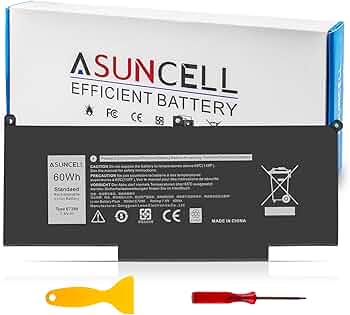 Amazon.com: ASUNCELL F3YGT 60Wh 7480 Laptop Battery for Dell