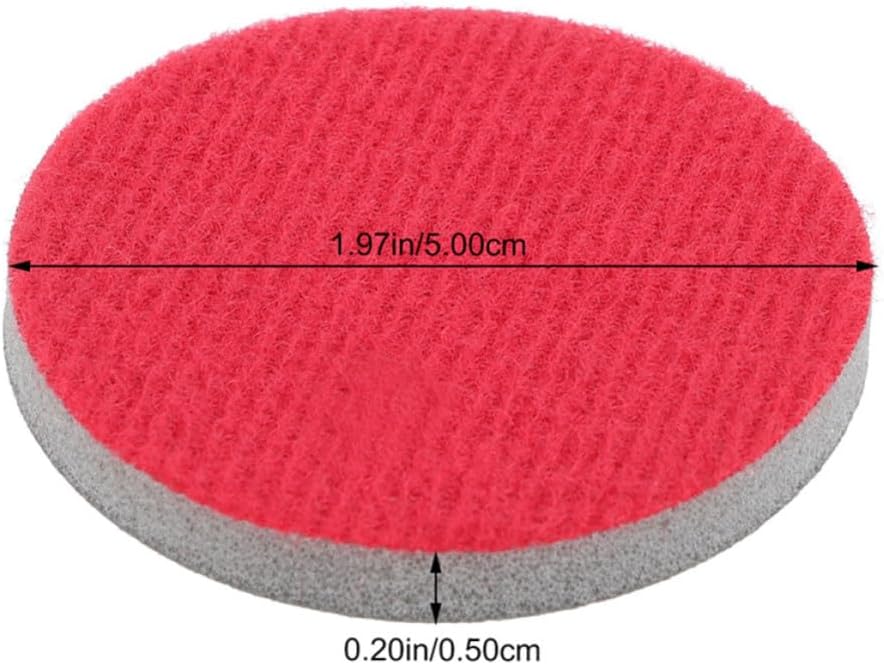 Toddmomy 16pcs Bowling Ball Cleaning Pads Multi-use Sponge Polishing Kit Efficient and Reusable Bowling Ball Polish Pads for Deep Cleaning and Maintenance