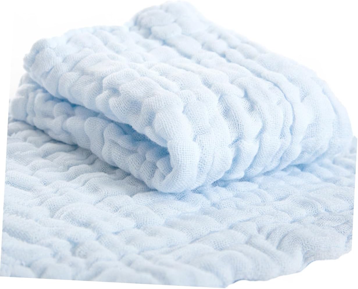 6Pcs Multi Function Cotton Saliva Towels Six Gauze Kerchief Soft Handkerchiefs for Drooling Unisex Random Colors Random Color