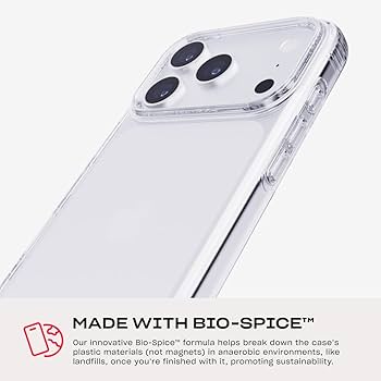 Amazon.com: Tech21 EvoLite Case for iPhone 17 Pro – Clear | Slim