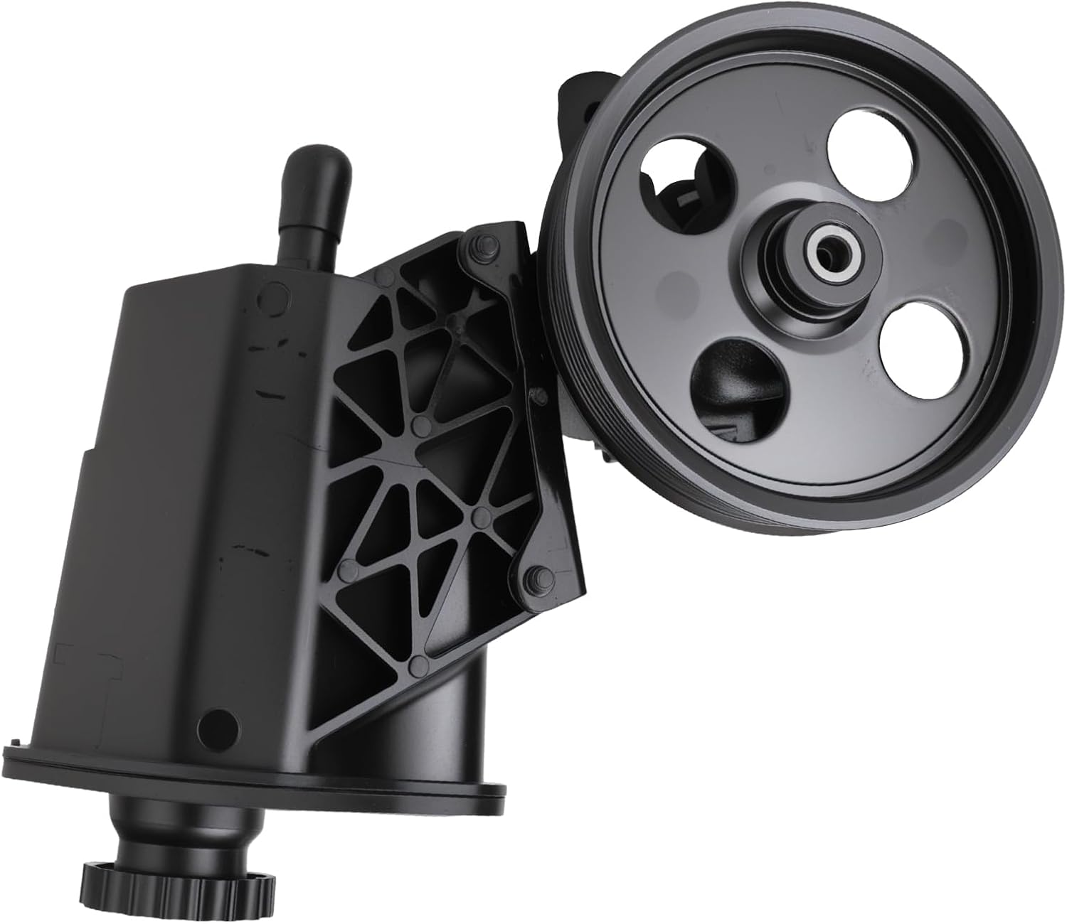 Flecto 20-70269 Power Steering Pump with Pulley & Reservoir, New Power Assist Pump Compatible with 2002-2007 Dodge Ram 1500, Complete Assembly Replaces# 52113240AF