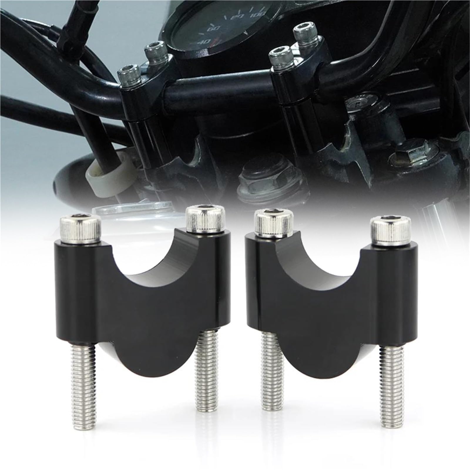 Rehausseurs de guidon 22mm pour redresser la posture de conduite