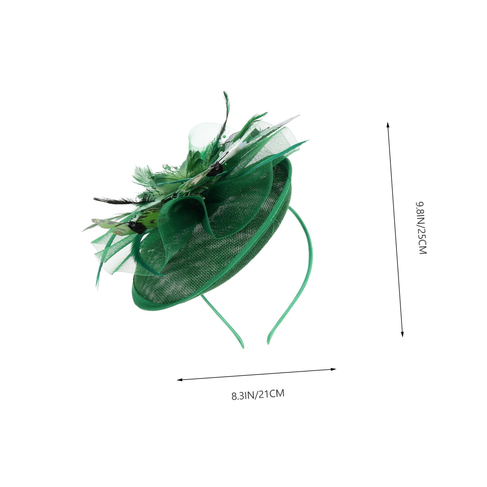 SOIMISS 3stücke Butterflies Fascinator Cocktail Hut Für Hochzeiten Und Teepartys Einstellbares Damen-haaraccessoire Bunten Farben Geeignet Für Festliche Anlässe Und Besondere Feiern