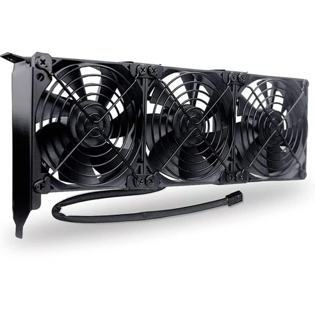 NOBRIM Ventilateur de serveur triple ventilateur 92 mm CPU ultra silencieux pour ordinateur de bureau PC carte graphique refroidisseur 9 cm
