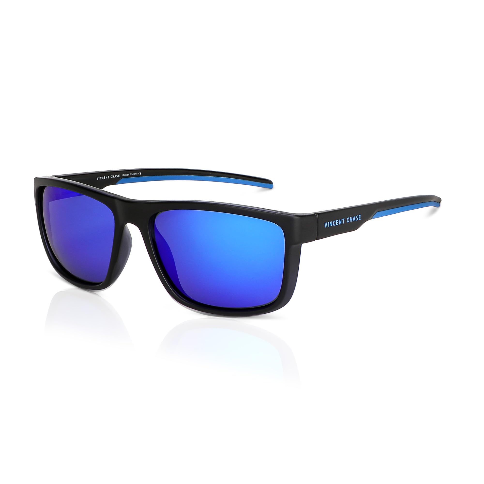 By Lenskart | Full Rim Rectangle Stylish Sunglasses | Polarized And Uv Protected | For Men And Women | Vc S14122