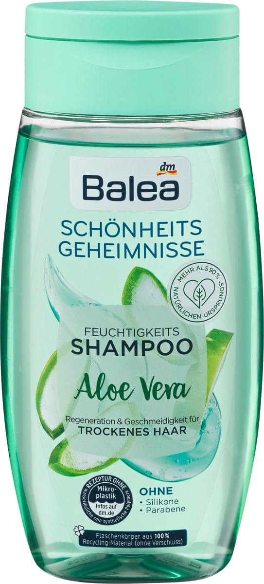 Balea 3er-Set Haarpflege: Professional Shampoo KOPFHAUT SENSITIVE sensible  trockene Kopfhaut (250 ml) + Splung KOPFHAUT SENSITIVE (200 ml) +  Schnheitsgeheimnisse Shampoo ALOE VERA (250 ml), 700 ml : Amazon.de:  Kosmetik