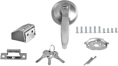 Miniatura 9 de VEVOR Dispositivo de salida de pánico de barra de empuje, con palanca exterior, barra de salida de emergencia comercial Dispositivo de salida de