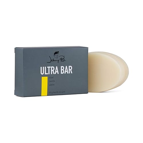 JOHNNY B. Jabón profesional Ultra Bar para hombres 4 oz.