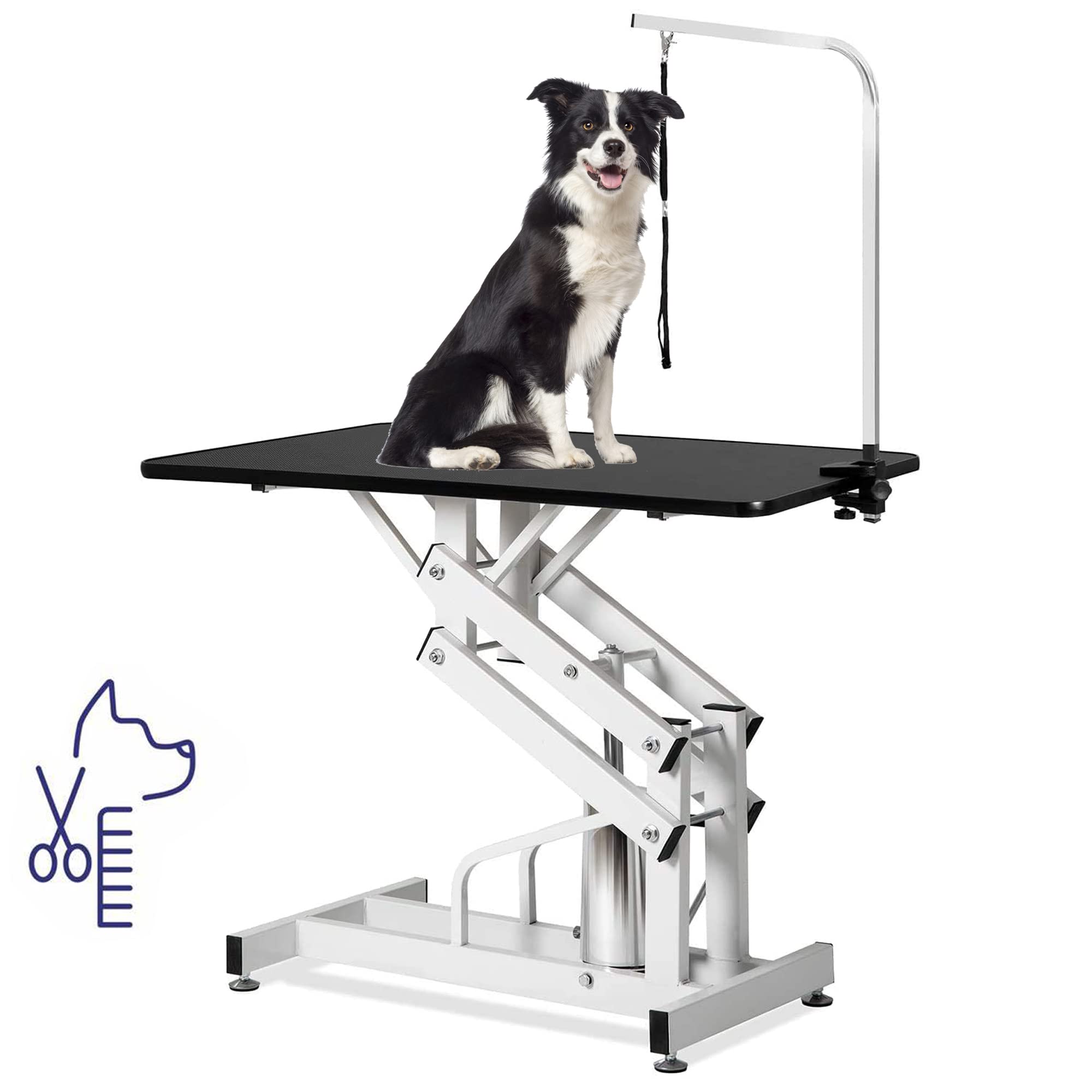 Buy Fegherug Hydraulic Dog Grooming Table for Large Dogs, Heavy Duty