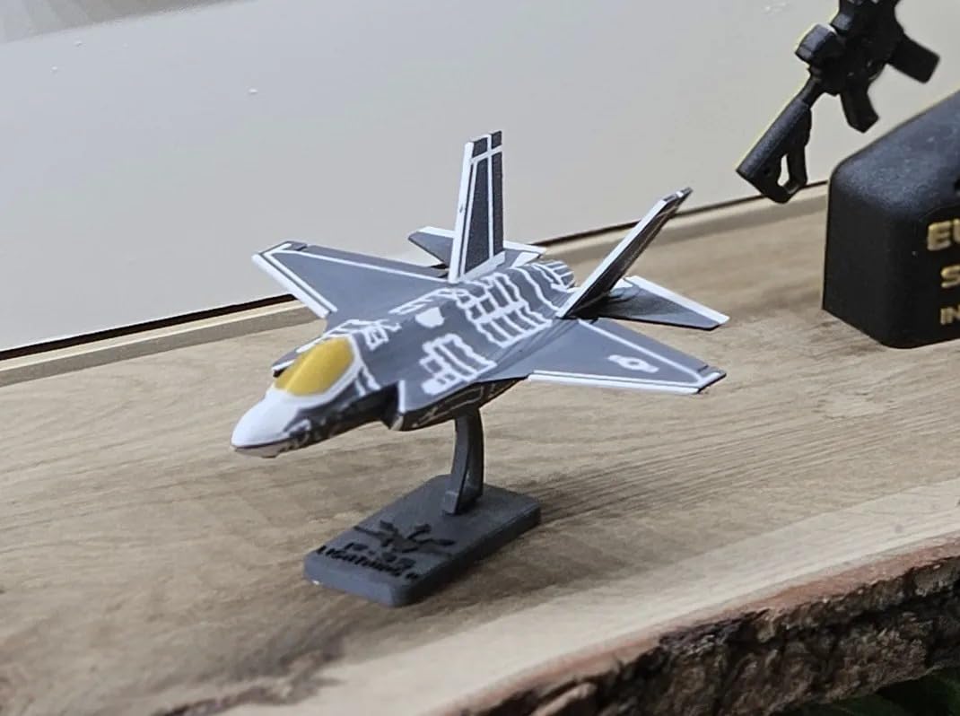 Beoals DIY Model Aircraft Kit, F-35 Fighter Jet Scale Model with Detachable Parts,Multicolor - Image 3 thumbnail