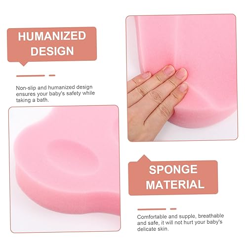 Miniatura 4 de 1 juego de esponja de baño almohadilla de agua para bebé, baño de bebé, almohadilla de esponja adorable almohadilla de baño para bebé, esponja de