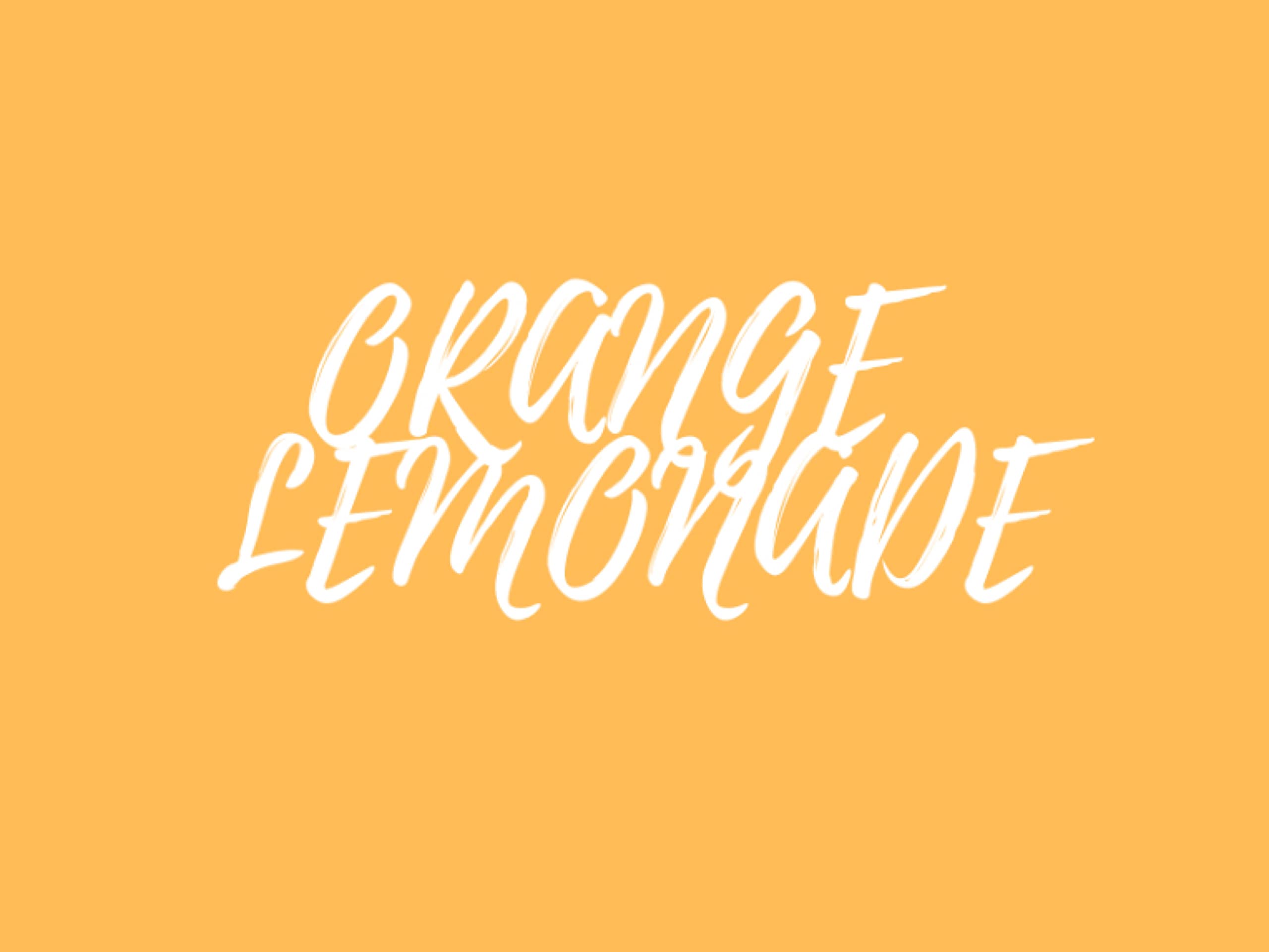 Orange Lemonade