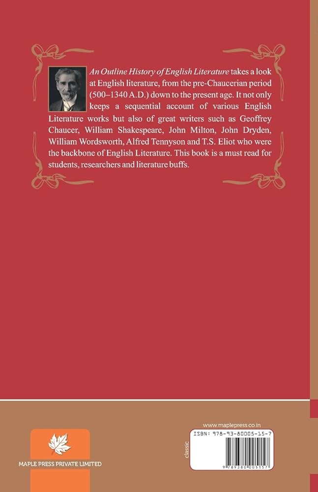 語学・辞書・学習参考書 An Outline of English Literature An Outline of English Literature: G C Thornley