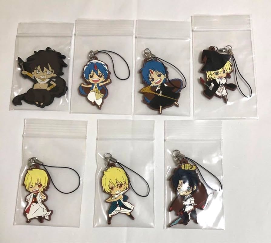 Amazon.co.jp: マギ ラバーストラップ アラジン アリババ ジュダル 練