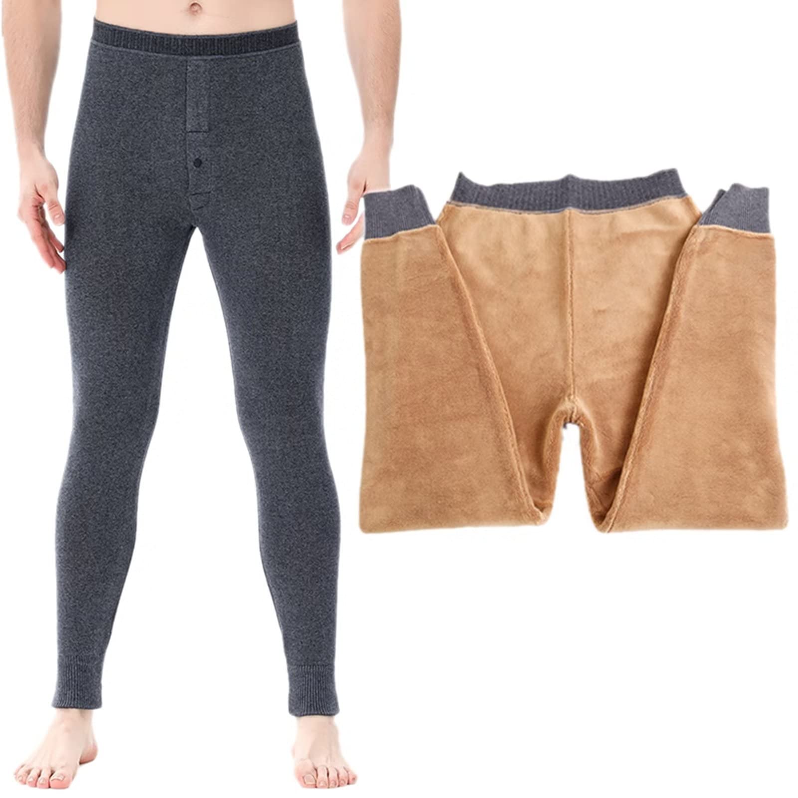 Ropa Interior Térmica para Hombre Mujer Invierno Capa Base Pantalon Leggins Pantalones Termica,100% Cachemira