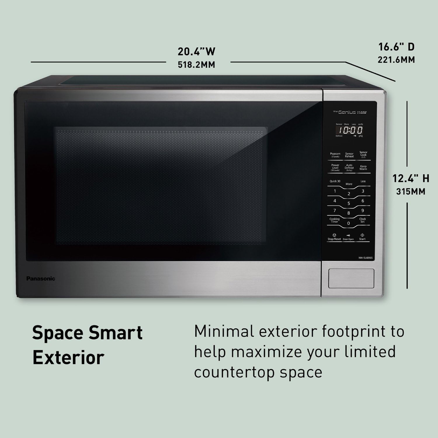 Amazon.com: Panasonic Compact Microwave Oven with 1100 Watts of
