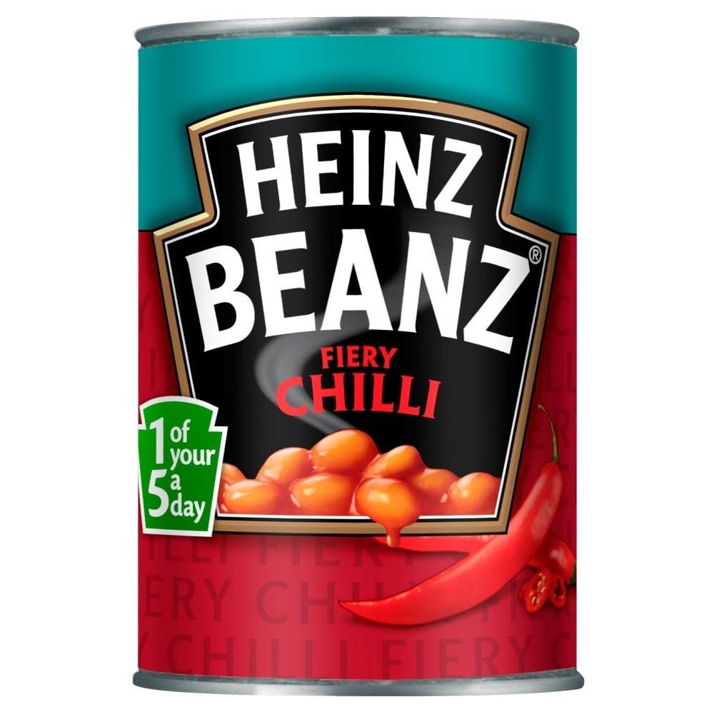 HeinzBeanz Fiery Chilli (390g) - Pack of 2