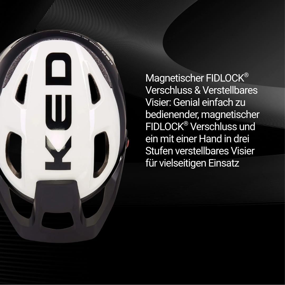 Pector ME-1 Mountainbike Helm – Mips Schutz, Boa Fit System, Fidlock Magnetverschluss, 14 Belüftungsöffnungen, 350 G, Verstellbares Visier, Für Damen Und Herren