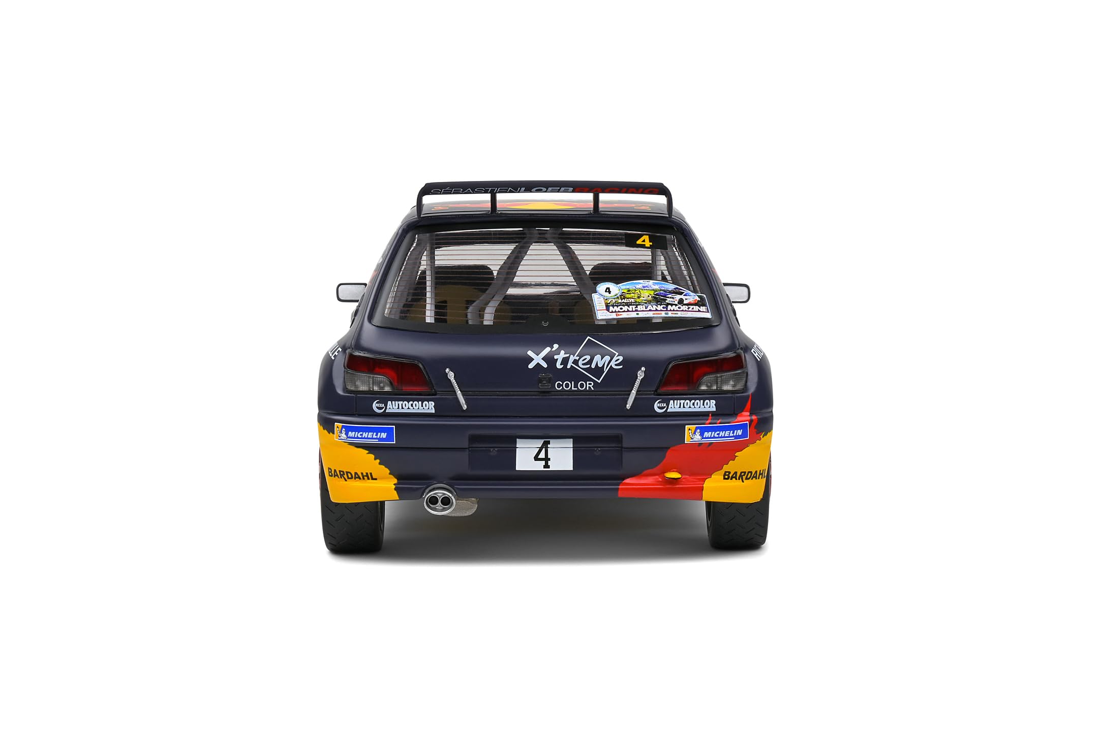 Amazon.com: Solido 1:18 Scale Diecast Peugeot 306 Maxi Black #4 S