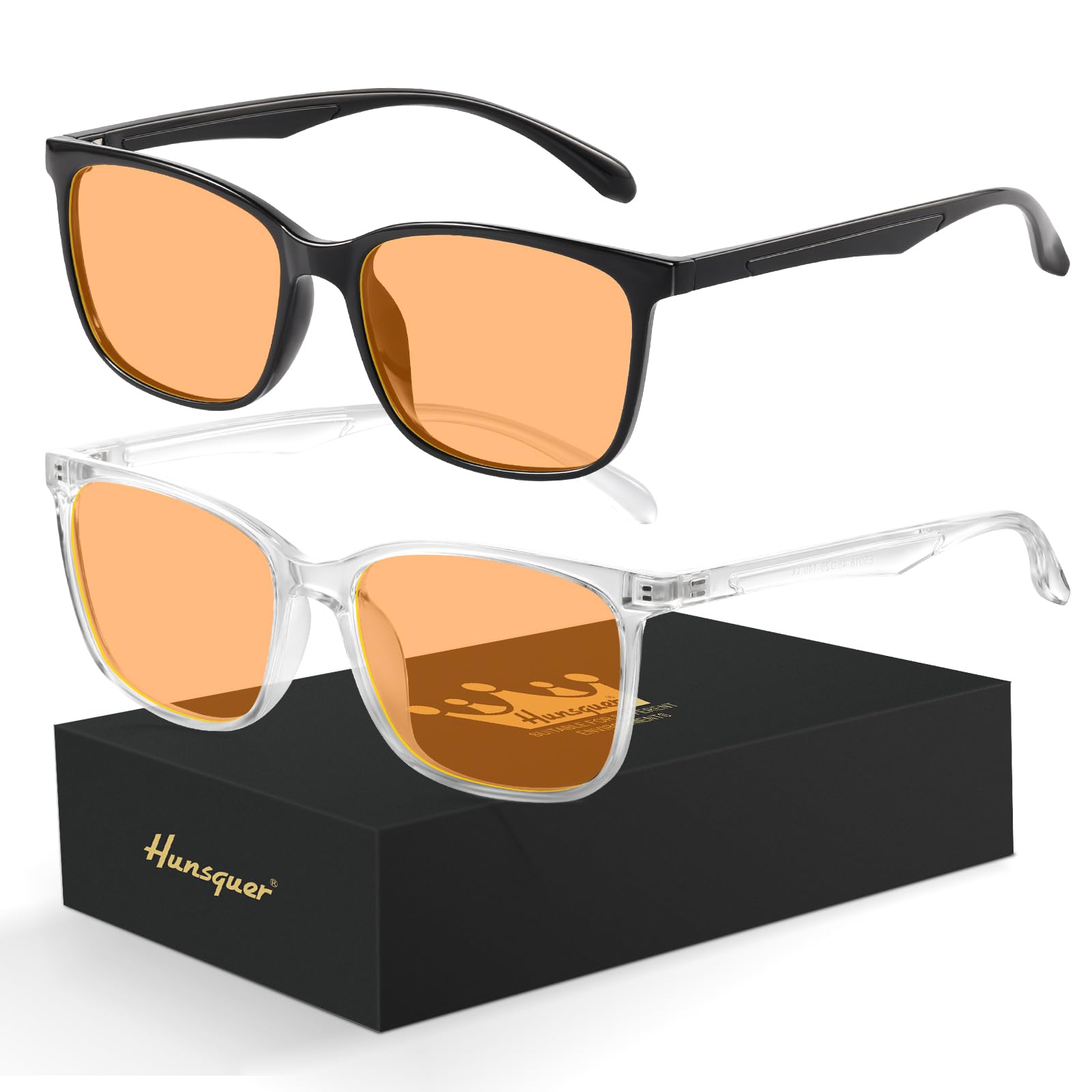 Gafas de luz azul Hunsquer para mujer, gafas bloqueadoras de luz azul para hombre, gafas para juegos de computadora, gafas bloqueadoras de luz azul para hombre