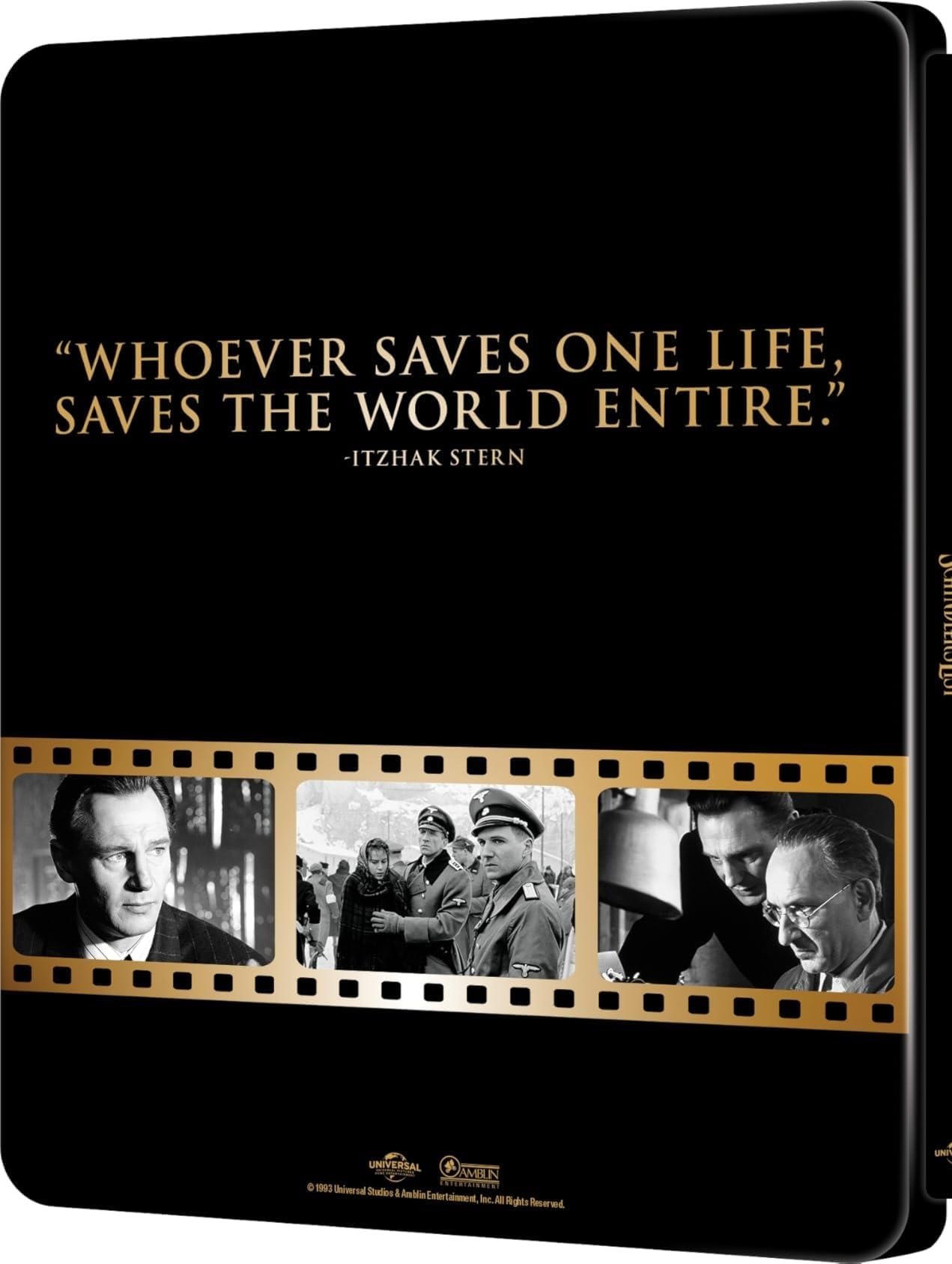 Schindler's List (Limited Edition, SteelBook) [Special Bonus Features / 1993] [4K UHD + Blu-ray] [Region Free]