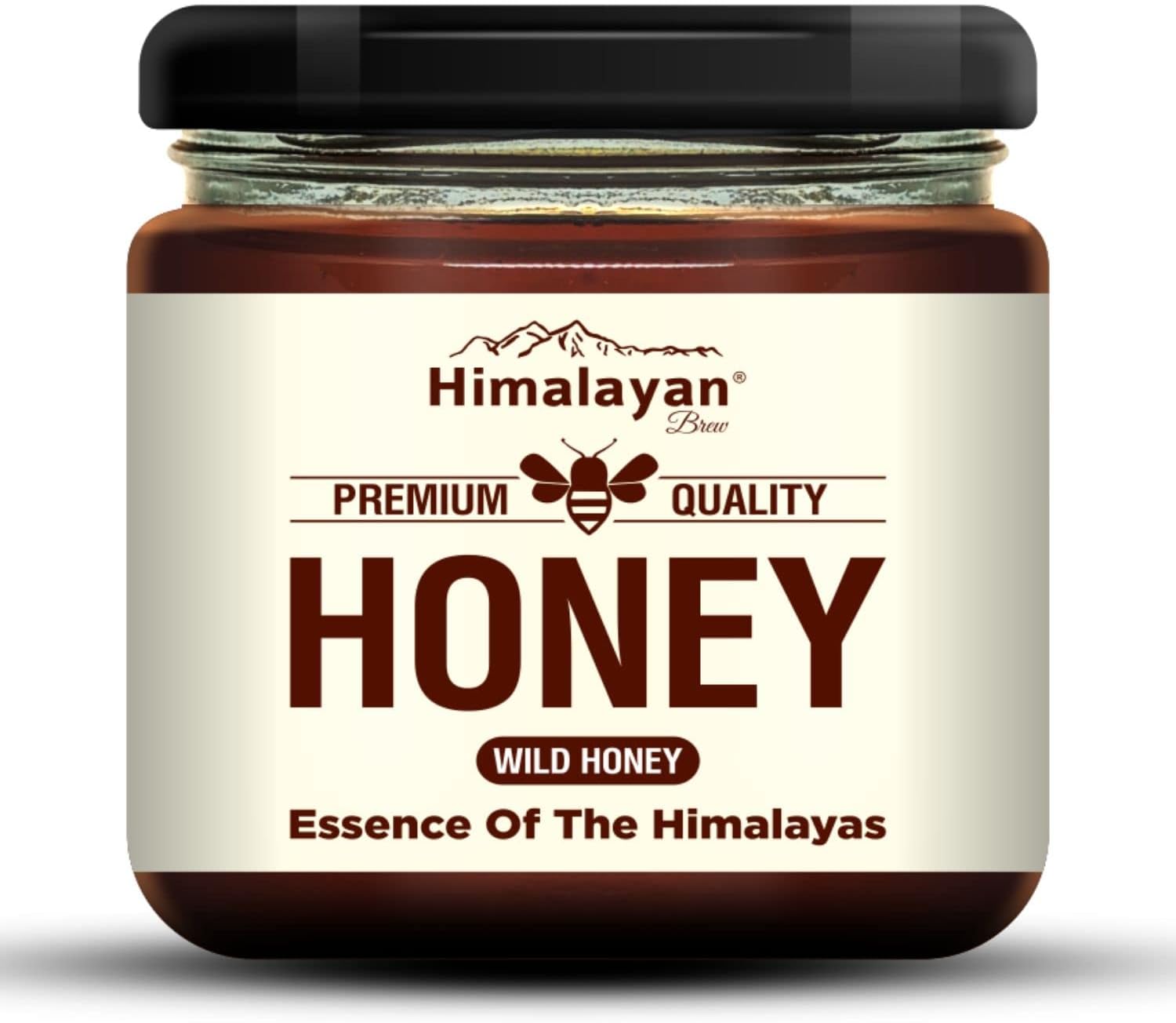 Himalayan Brew Khadi Pure Wild Raw Honey Unfiltered Unprocessed Unpasteurized | Natural Honey No Preservatives - 400 Gm