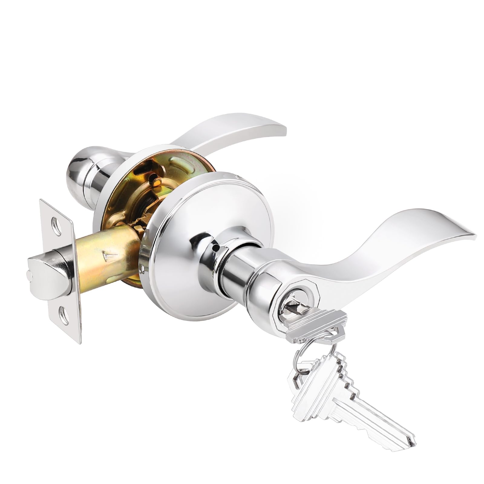Probrico Black Entry Knobs - Keyed Alike Lockset -26