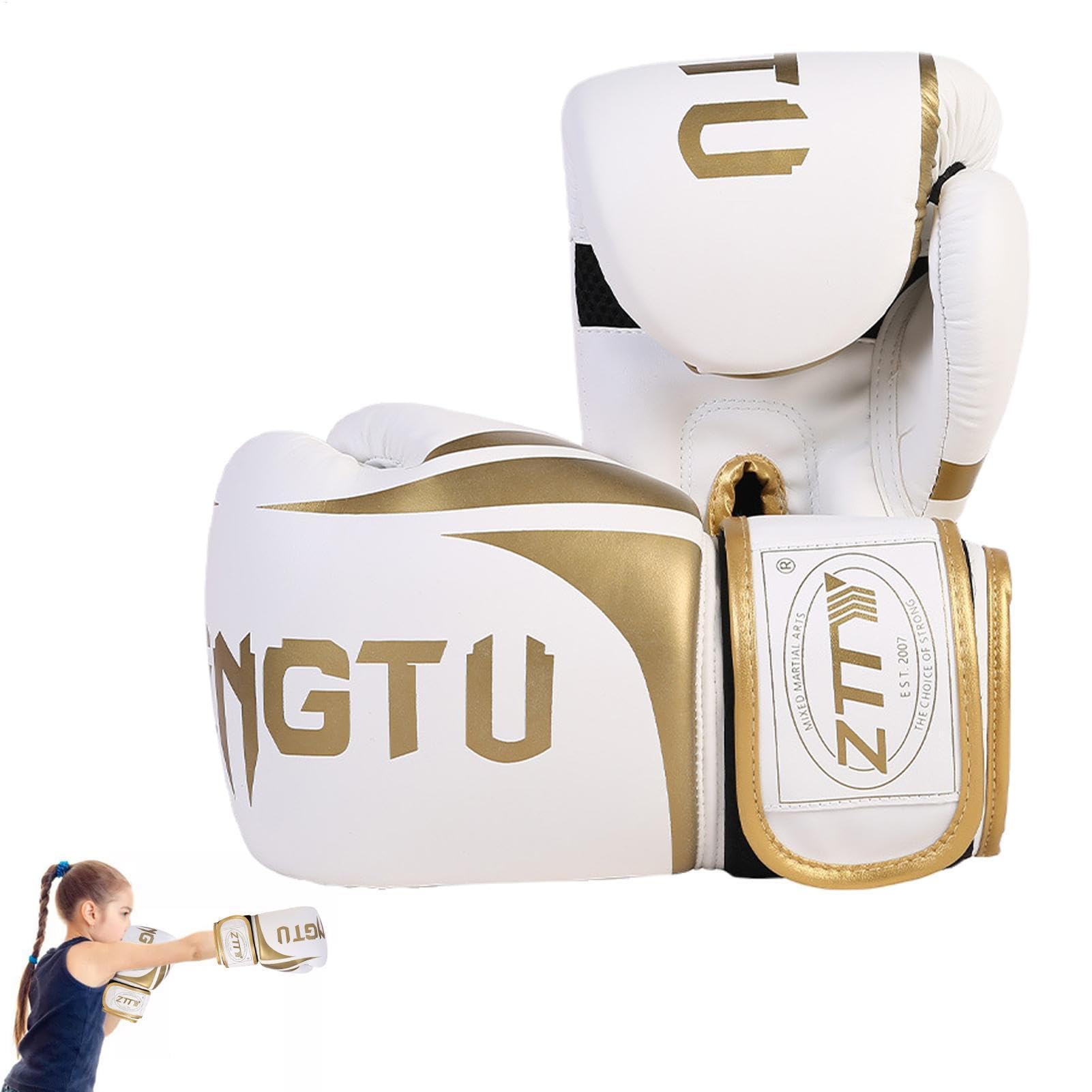 Guanti da Boxe Guanti da Formazione Uomo Professionisti con Protezione Da Polso Guanti Pesanti Bagaglio Per Uomini E Donne, Kickboxing, Pugno, Formazione Muay Thai