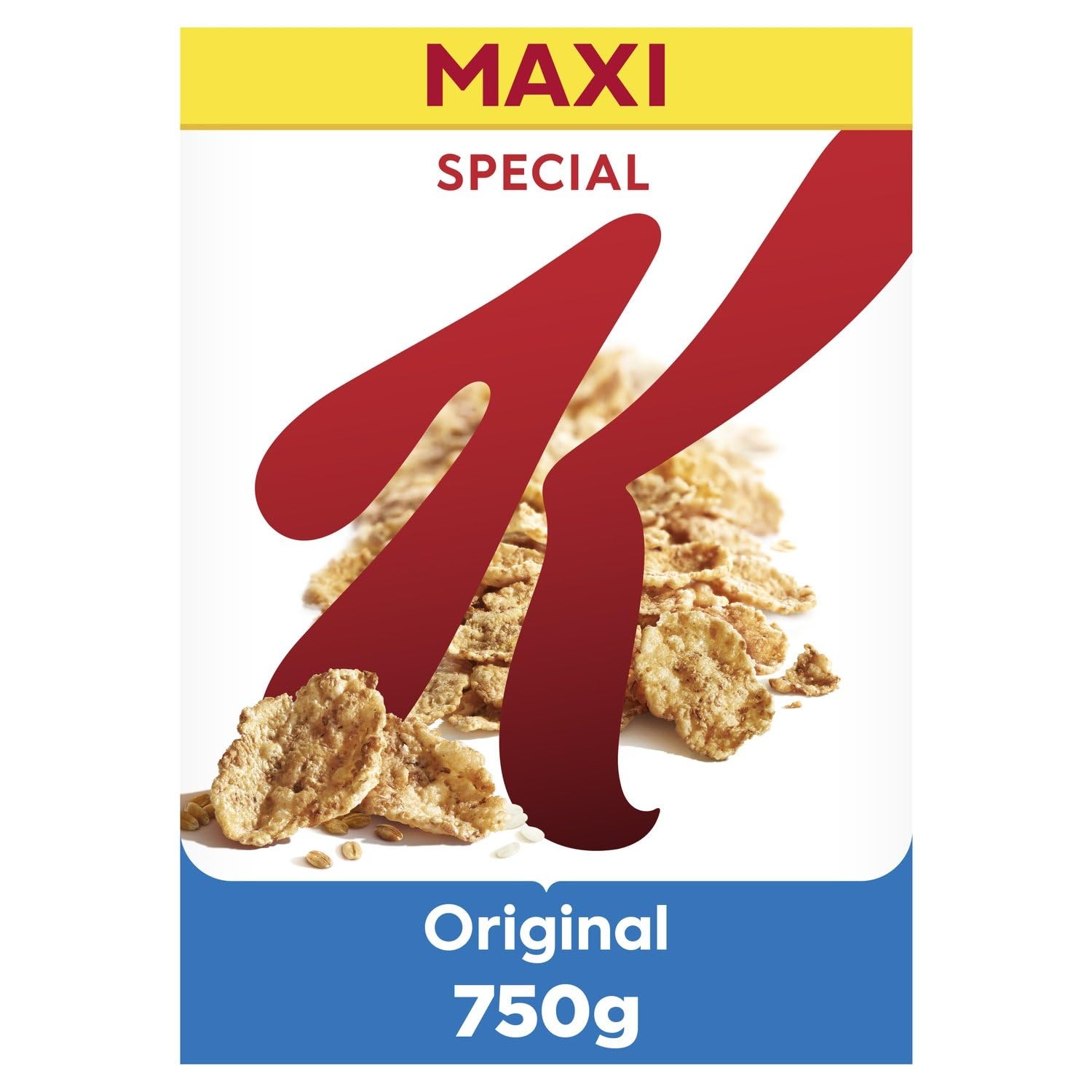 KELOG'S – Céréales Spécial K Nature, Croquant Léger et Saveur Naturelle (Boîte 750g) - Le lot de 3