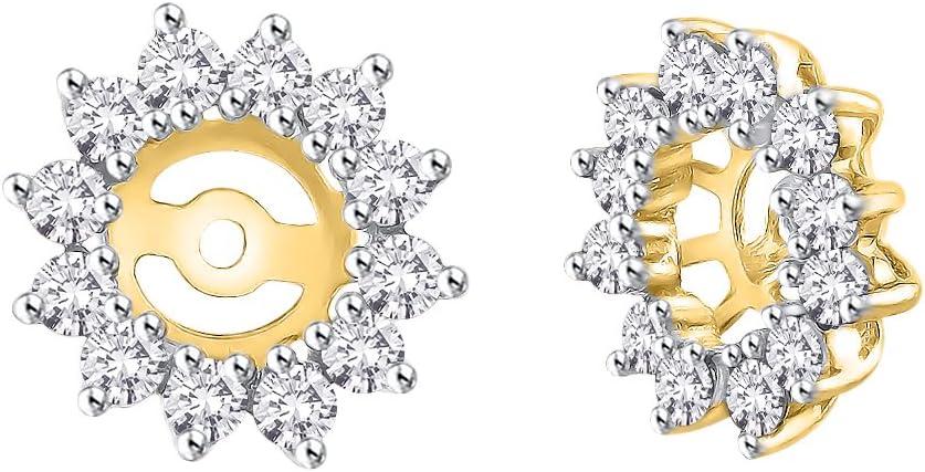 KATARINA Diamond Earring Jackets in 14K Gold (1 cttw, G-H, I2-I3)