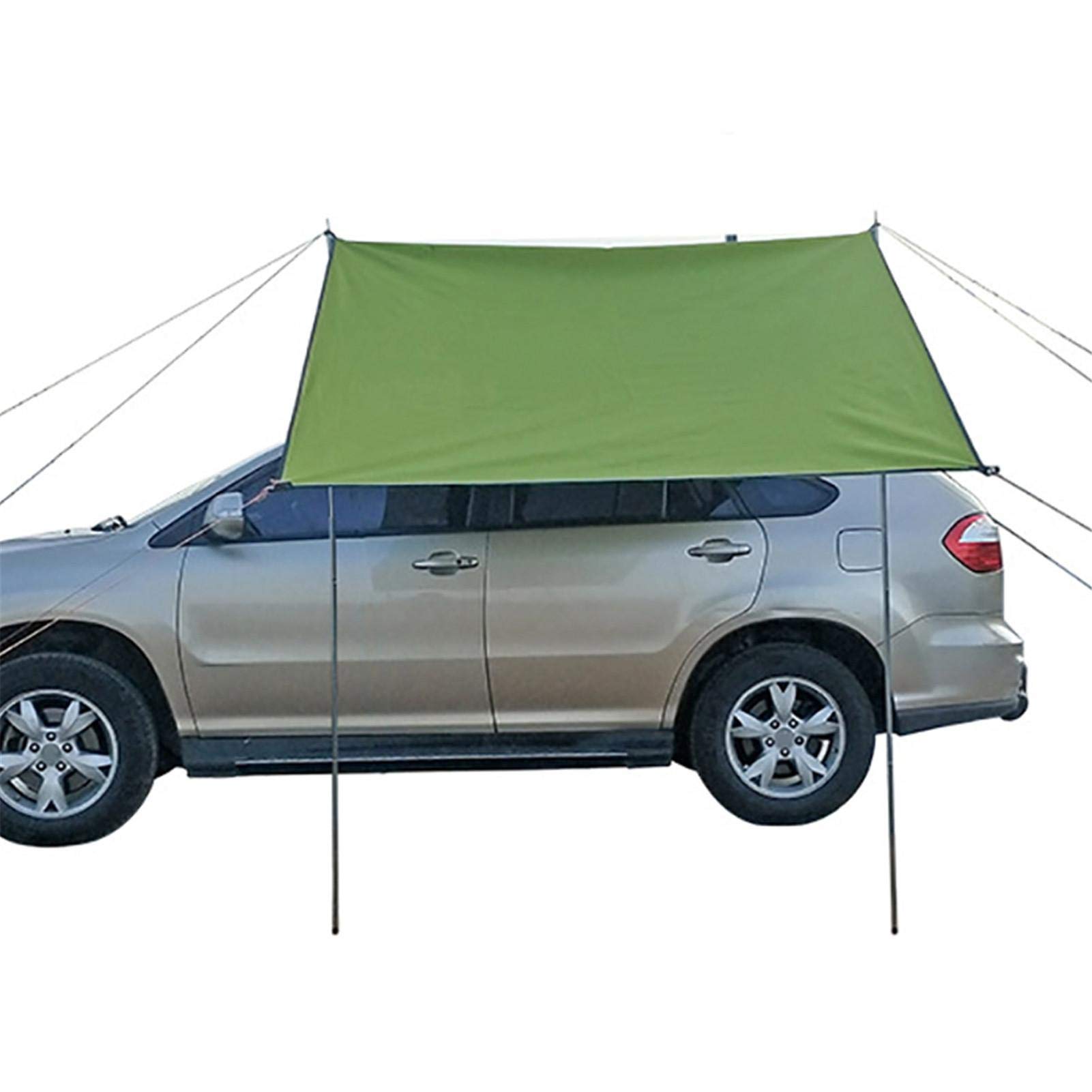 x 2M Auto Markise Sun Shelter Wasserdicht Winddicht Camping Shelter Motor Tarp Sonnensegel Tragbar Leicht Camping Zelt Sonnenschirm Für Outdoor Reisen Sport & Freizeit