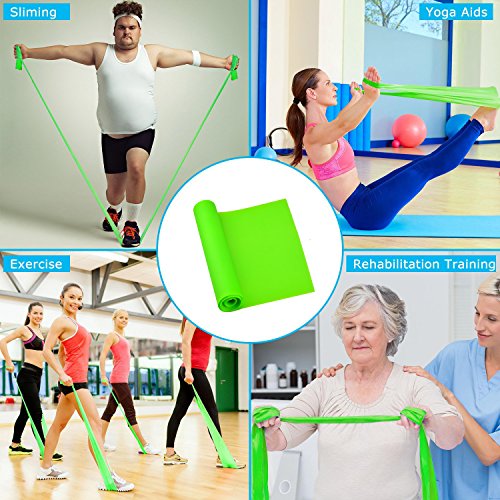 Osa Exercise Band, Long Resistance Bands, Sport Yoga Elastic Bands Natural Latex Elastic Exercise Equipment for Physical Therapy, Pilates, Stretch, Yoga, Strength Training Workout.