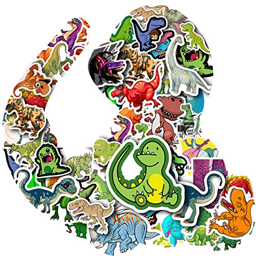 Stickers for Kids - Waterproof Dinosaur Animal Stickers Pack for Water Bottle Laptop Bike DIY, Personalised Stickers for Girls and Boys
