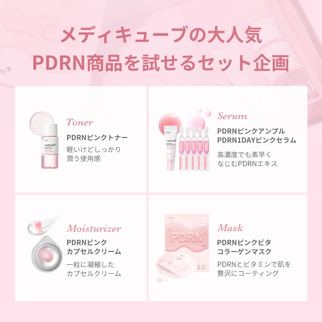 Amazon.co.jp: メディキューブ PDRNトライアルキット お試しセット 