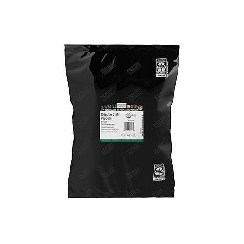 Frontier Co-op Chipotle molido, 1 libra a granel, pimientos ahumados secos, rico aroma, ahumado y terroso para alimentos del suroeste y mexicano