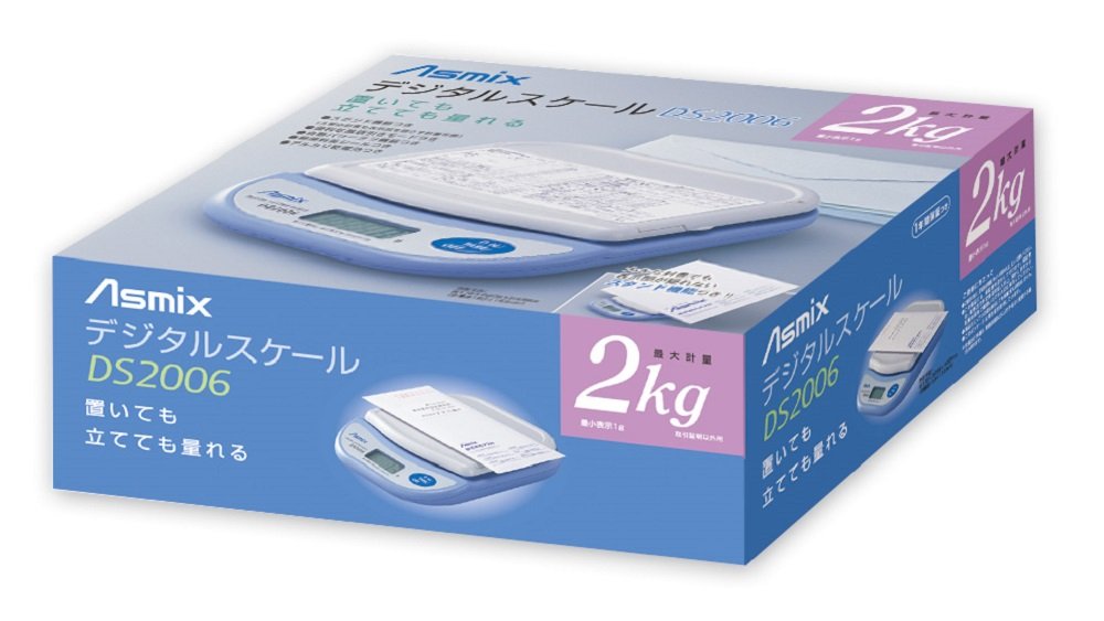 Amazon | アスカ(Asmix) デジタルスケール 新郵便料金対応 最大計量2kg