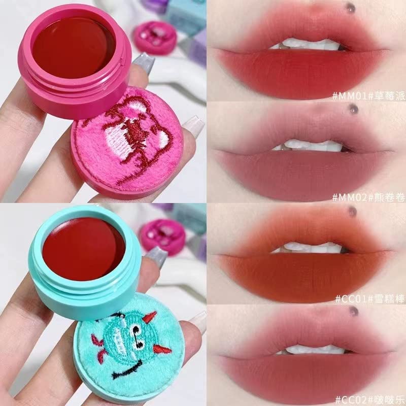 6-Color Matte lip Mud, Delicate, Small, Waterproof, Durable lip Color Makeup Gift set, Non Stick Cup Velvet Iipstick Iip Color Waterproof Iipstick (6 colors)