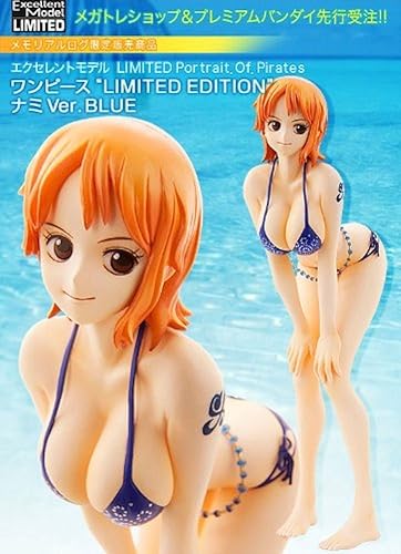 One Piece P.O.P. - Traje de baño azul de edición limitada Nami Ver. Figura de PVC a escala 1/8